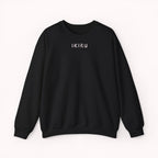 Black sweatshirt with 'IKIRU' text on a white background