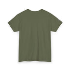 Green t-shirt on a white background