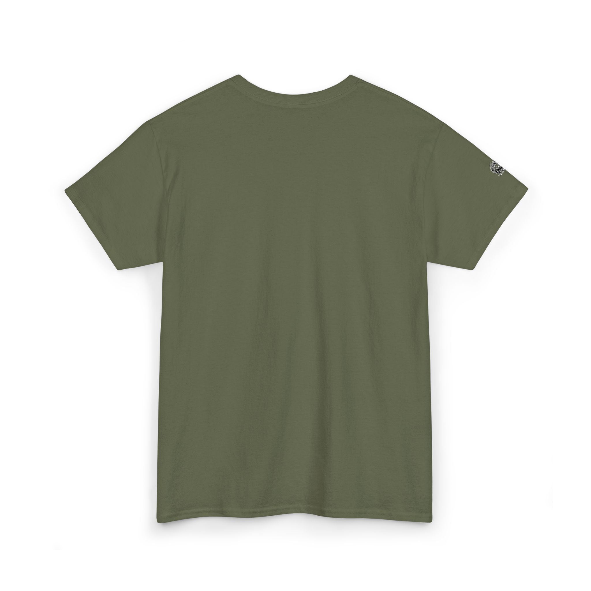 Green t-shirt on a white background