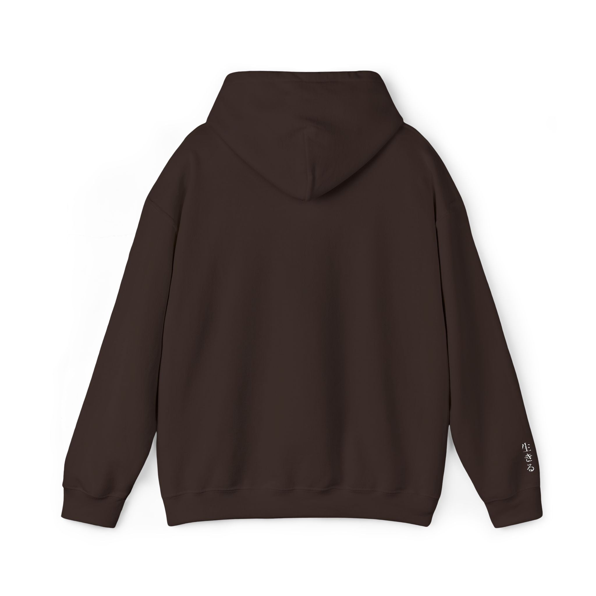 Brown hoodie on a white background