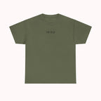 Green t-shirt with text 'IKIRU' on a white background