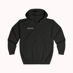Black hoodie with 'IKIRU' logo on a white background