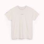 Ice grey t-shirt with 'IKIRU' logo on a white background