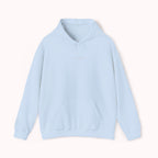Light blue hoodie with an IKIRU logo on a white background