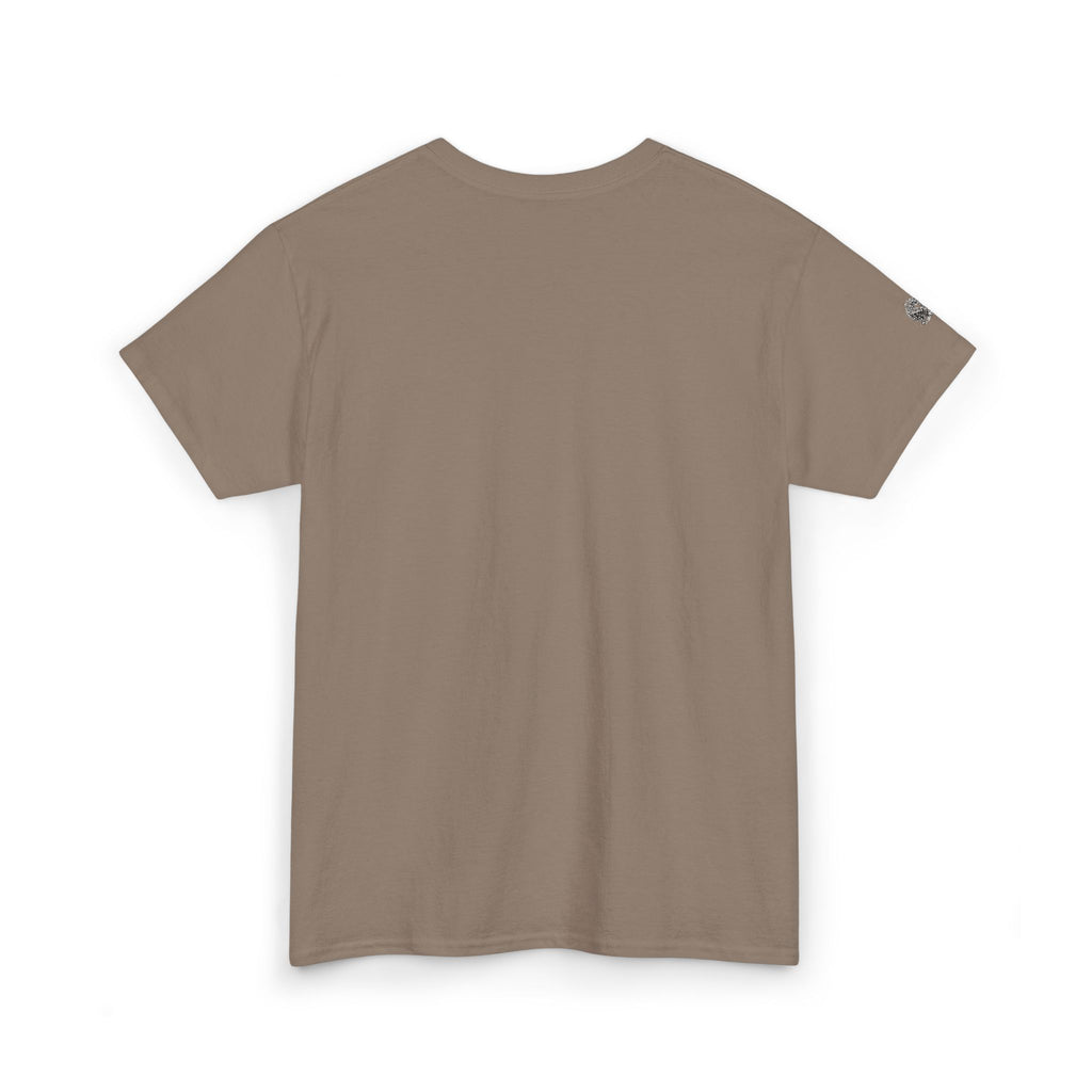 Brown t-shirt on a white background