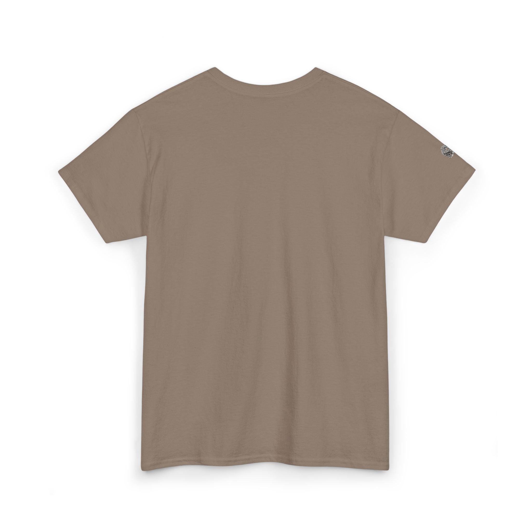 Brown t-shirt on a white background