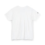 White t-shirt against a white background