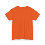 Orange t-shirt on a white background
