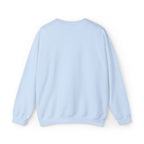 Light blue sweatshirt on a white background