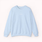 Light blue sweatshirt with an IKIRU logo on a white background