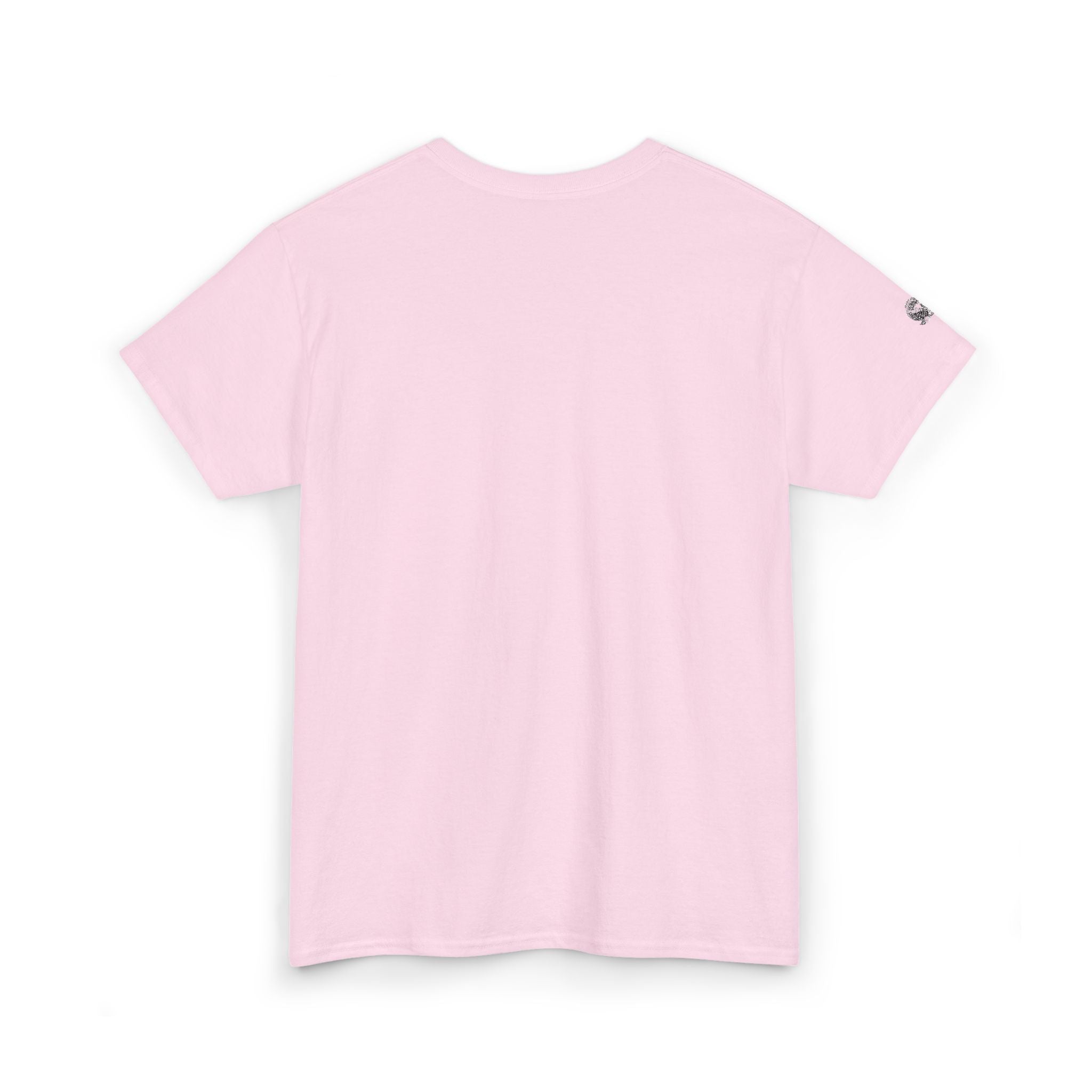 Pink t-shirt on a white background