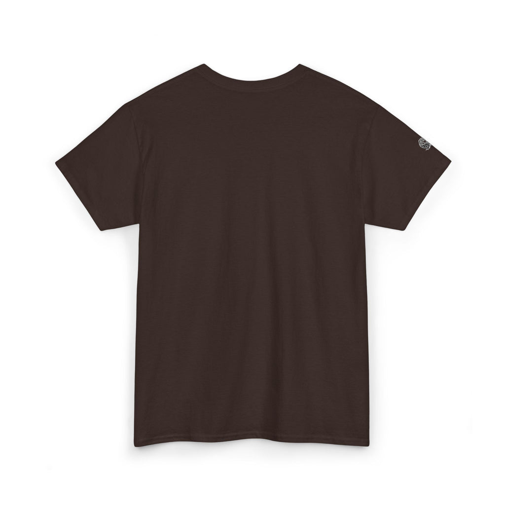 Brown t-shirt on a white background